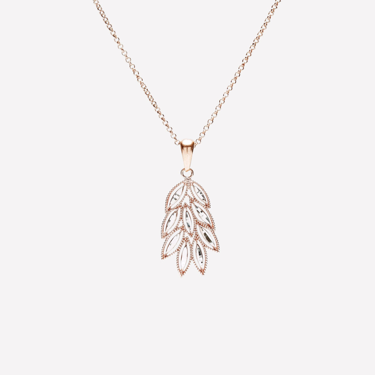 COLLANA SPIGA FILIGRANA ARGENTO 925 - MINA MINA