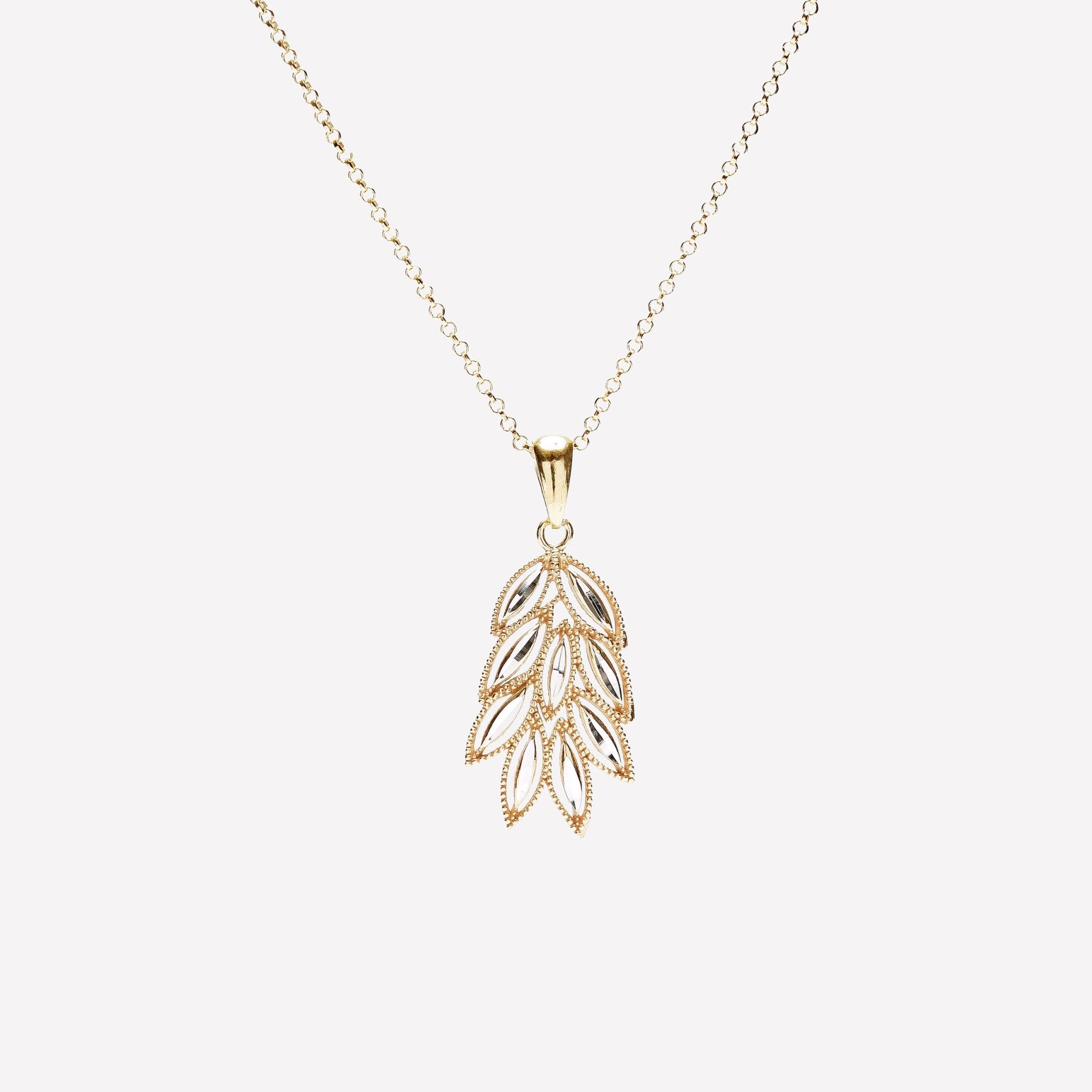 COLLANA SPIGA FILIGRANA ARGENTO 925 - MINA MINA