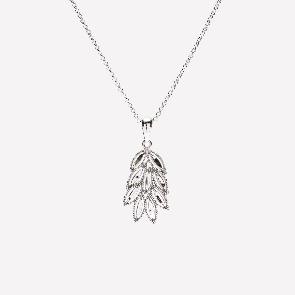 COLLANA SPIGA FILIGRANA ARGENTO 925 - MINA MINA