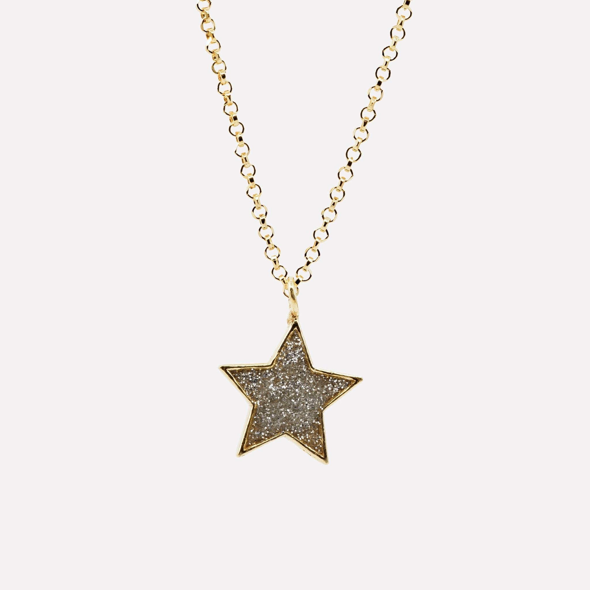 COLLANA STELLE BRILLANTE ARGENTO 925 - MINA MINA