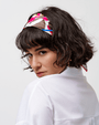 FOULARD 100% SETA CON AQUILA - MINA MINA