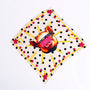 FOULARD 100% SETA CON MAIALINO - MINA MINA