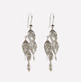 ORECCHINI CHANDELIER FILIGRANA ARGENTO 925 - MINA MINA