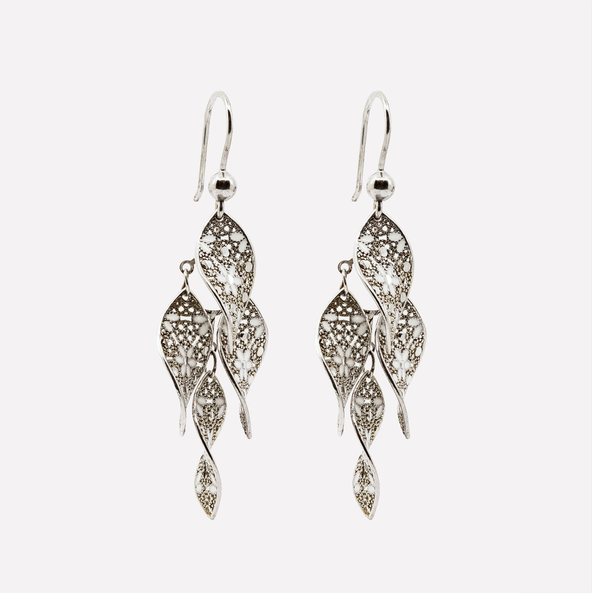 ORECCHINI CHANDELIER FILIGRANA ARGENTO 925 - MINA MINA
