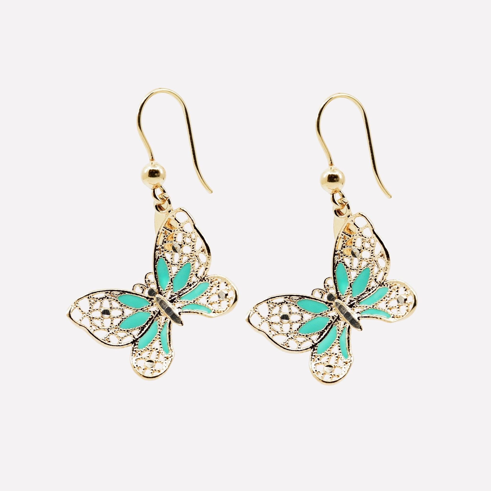 ORECCHINI FARFALLA ARGENTO 925 - MINA MINA