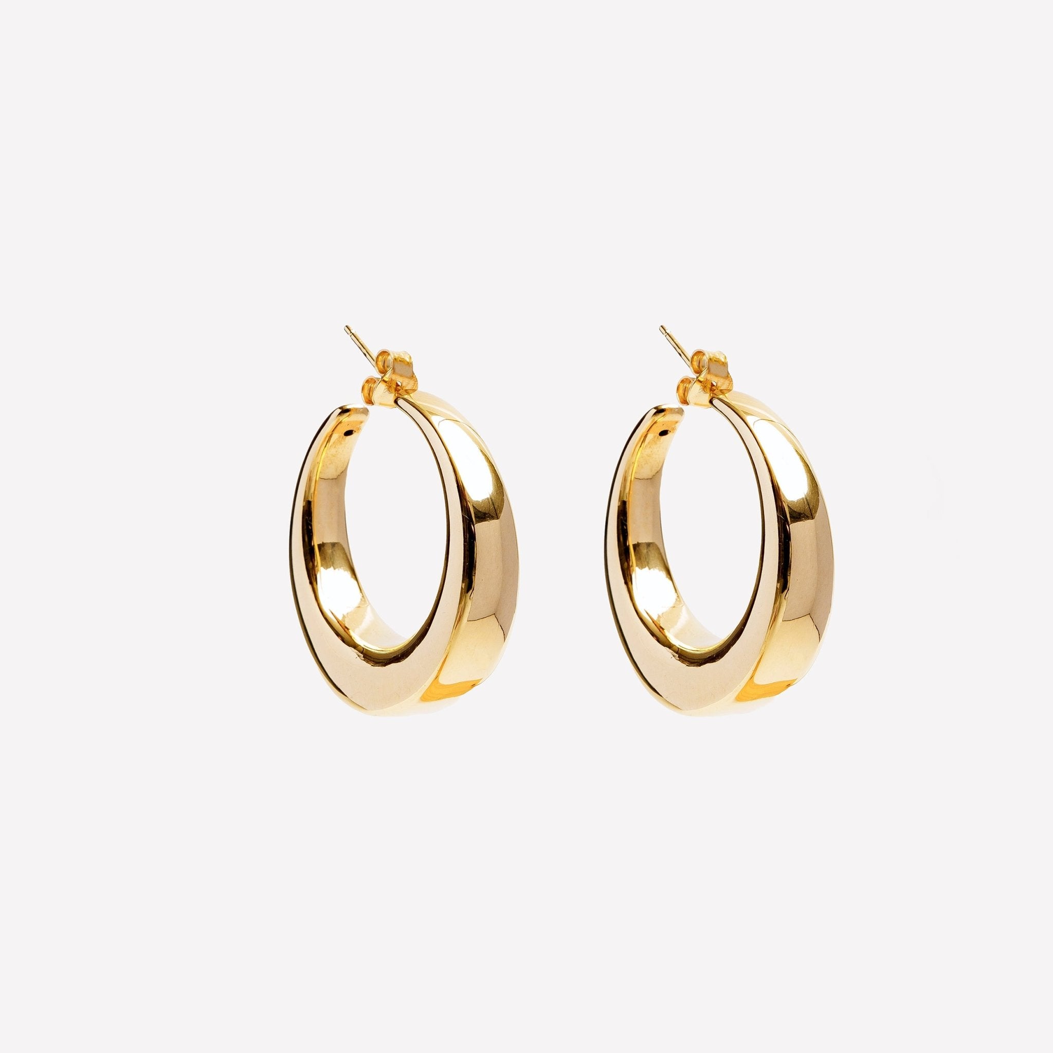 ORECCHINI OVALE ARGENTO 925 - MINA MINA